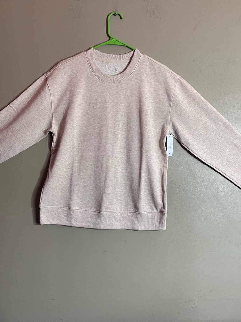 Time and Tru Beige Crewneck Sweatshirt